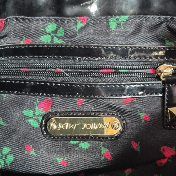 Cartera De Brillo Muy Bonita Tiene Las Agarraderas Rajadas - Picture 15 of 16